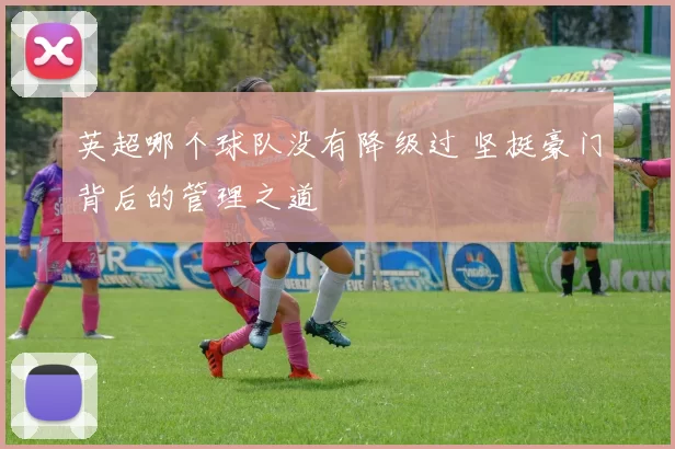 英超哪个球队没有降级过 坚挺豪门背后的管理之道