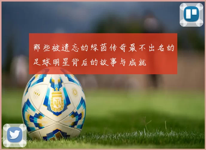 那些被遗忘的绿茵传奇最不出名的足球明星背后的故事与成就