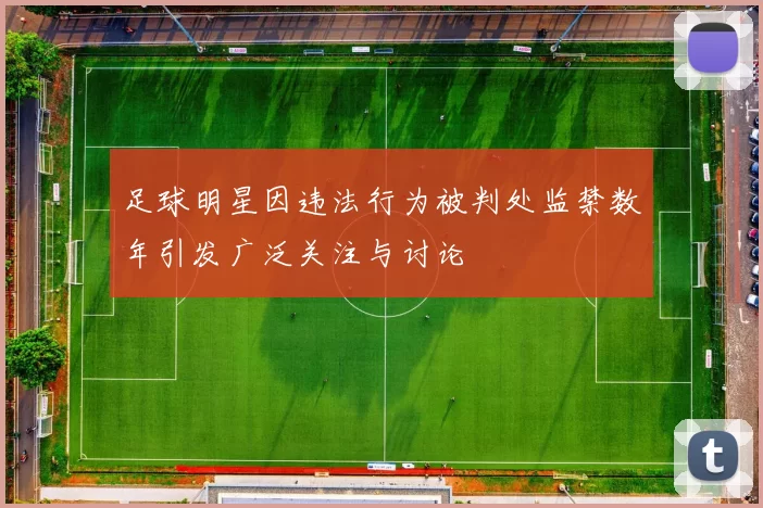 足球明星因违法行为被判处监禁数年引发广泛关注与讨论