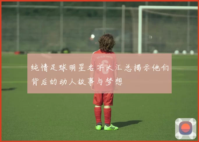 纯情足球明星名字大汇总揭示他们背后的动人故事与梦想